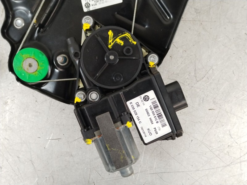 Recambio de elevalunas trasero derecho para volkswagen eos (1f8) basis referencia OEM IAM 1Q0839402D  1Q0959812B