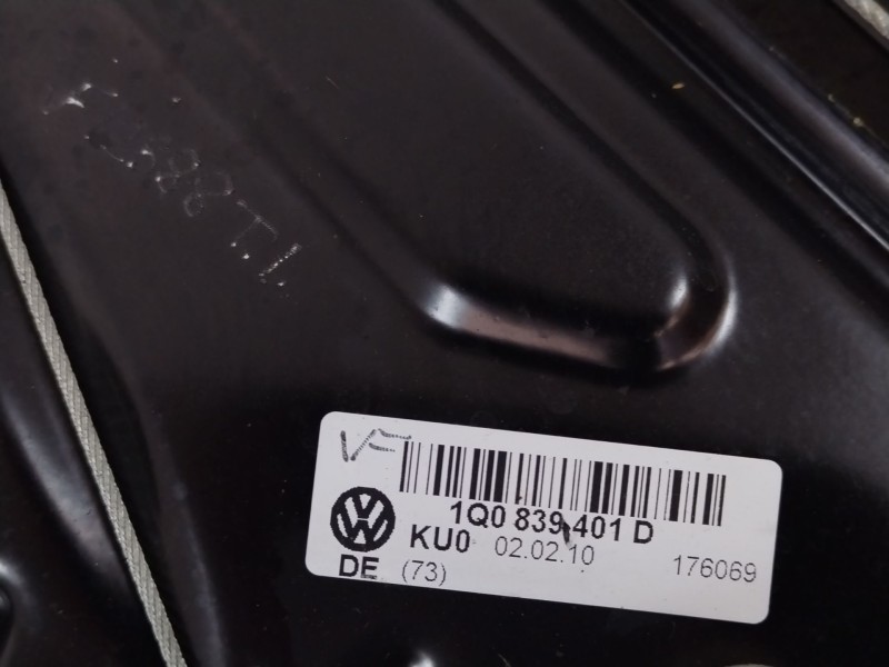 Recambio de elevalunas trasero izquierdo para volkswagen eos (1f8) basis referencia OEM IAM 1Q0839401D  1Q0959811B