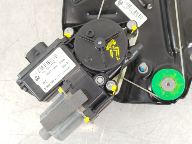 Recambio de elevalunas trasero izquierdo para volkswagen eos (1f8) basis referencia OEM IAM 1Q0839401D  1Q0959811B