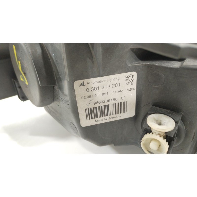 Recambio de faro izquierdo para peugeot 407 (6d_) 1.6 hdi 110 (6d9hzc, 6d9hyc) referencia OEM IAM 9660236180  03014213201