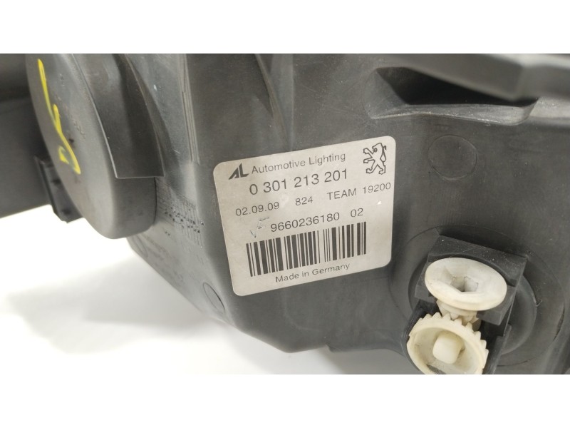 Recambio de faro izquierdo para peugeot 407 (6d_) 1.6 hdi 110 (6d9hzc, 6d9hyc) referencia OEM IAM 9660236180  03014213201
