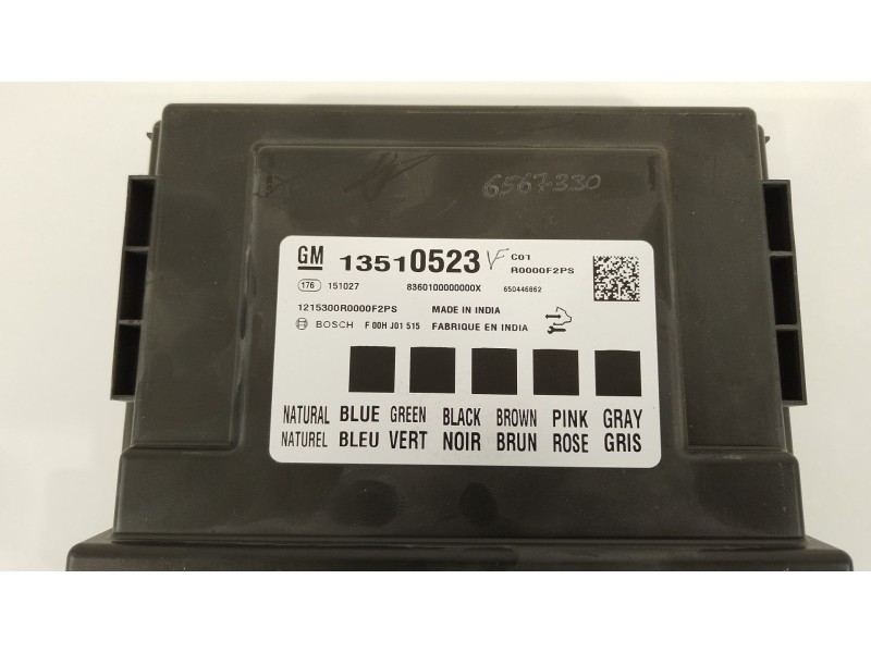 Recambio de modulo electronico para opel astra k (b16) 1.6 cdti (68) referencia OEM IAM 13510523  