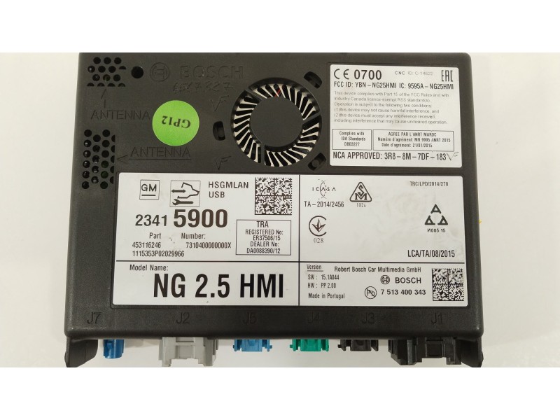 Recambio de sistema navegacion gps para opel astra k (b16) 1.6 cdti (68) referencia OEM IAM 23415900  