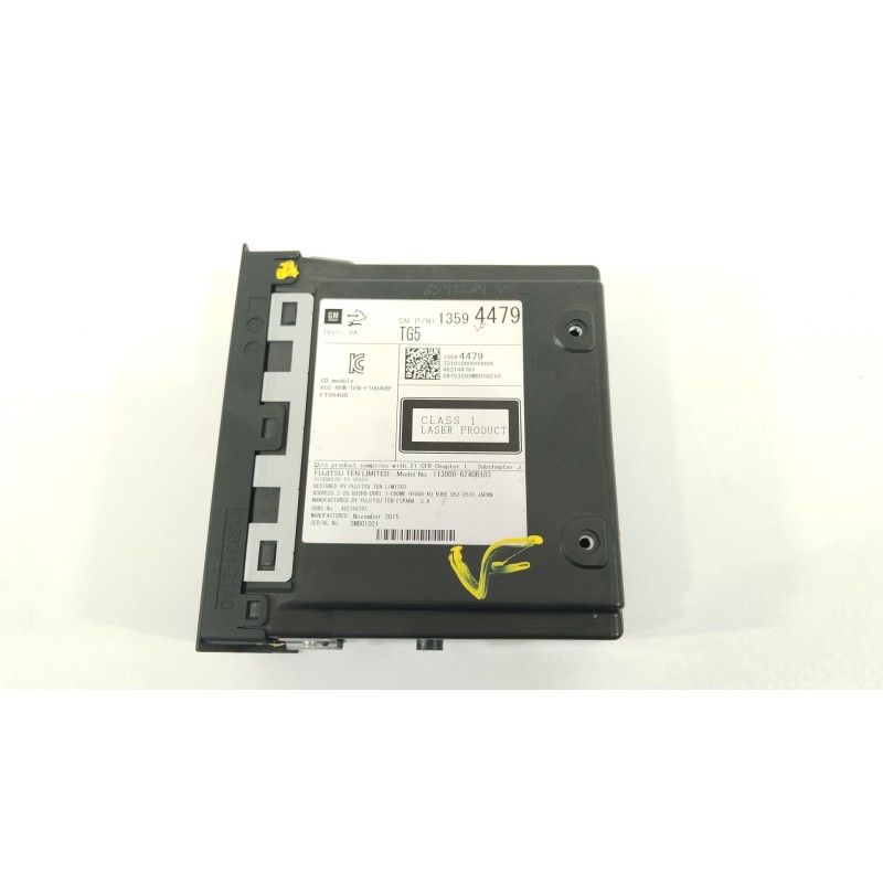 Recambio de sistema audio / radio cd para opel astra k (b16) 1.6 cdti (68) referencia OEM IAM 13594479  