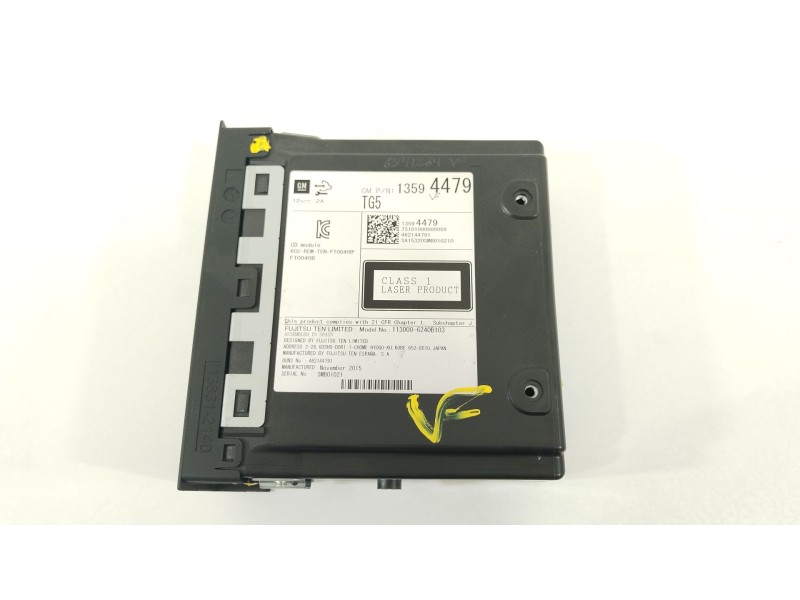 Recambio de sistema audio / radio cd para opel astra k (b16) 1.6 cdti (68) referencia OEM IAM 13594479  