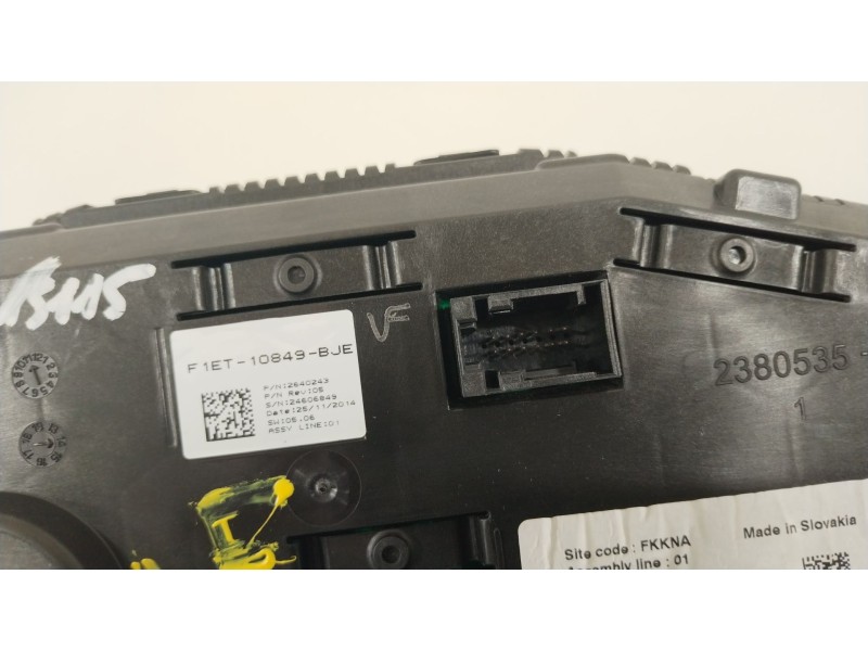 Recambio de cuadro instrumentos para ford focus iv (hn) 1.0 ecoboost referencia OEM IAM F1ET10849BJE  
