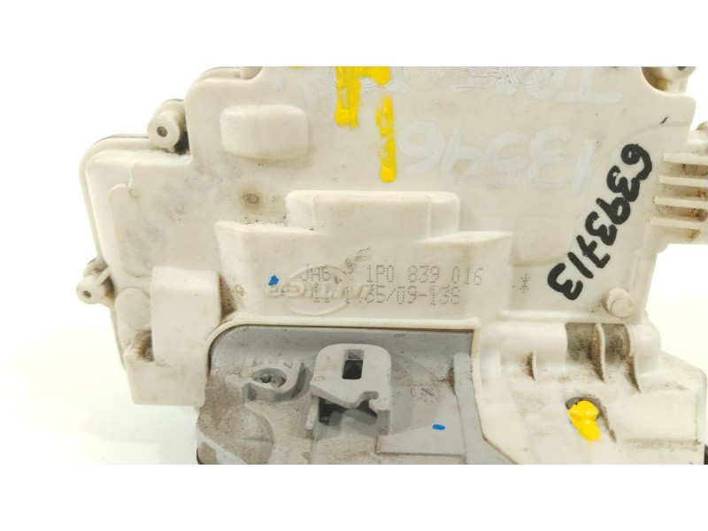 Recambio de cerradura puerta trasera derecha para seat leon (1p1) 1.9 tdi referencia OEM IAM 1P0839016  