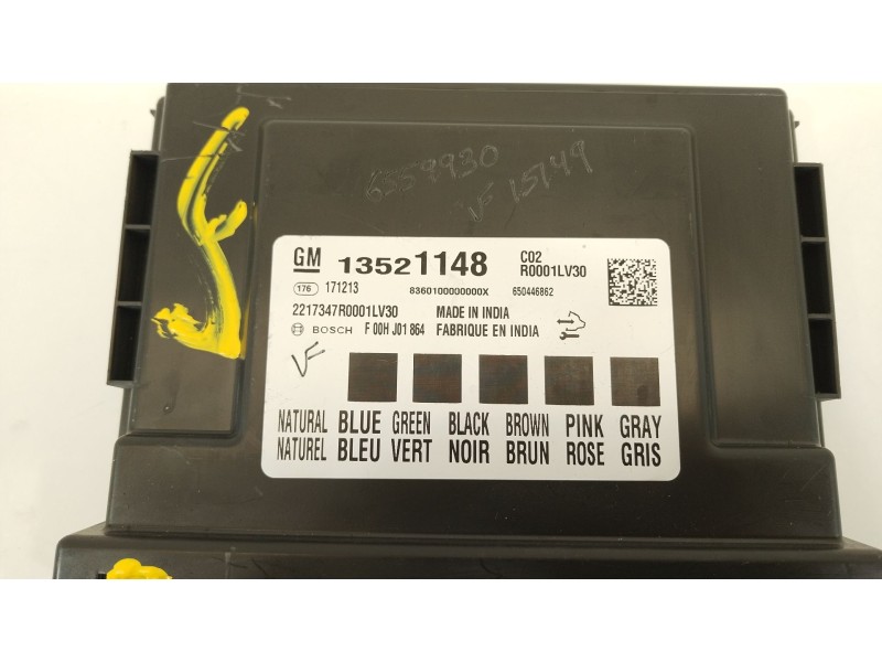 Recambio de modulo electronico para opel mokka / mokka x (j13) 1.6 cdti (_76) referencia OEM IAM 13521148  