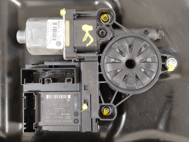 Recambio de elevalunas delantero derecho para volkswagen passat b6 (3c2) 2.0 tdi referencia OEM IAM 3C1837756L 1K0959702AR 1K095