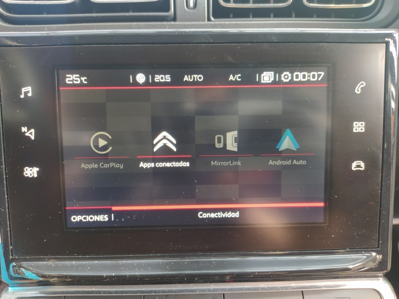 Recambio de pantalla multifuncion para citroën c3 feel referencia OEM IAM 9824298580  