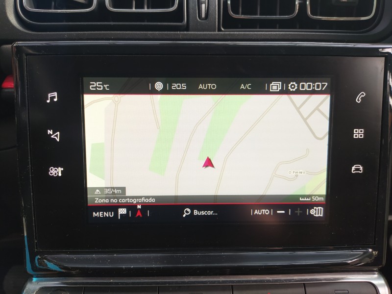 Recambio de pantalla multifuncion para citroën c3 feel referencia OEM IAM 9824298580  