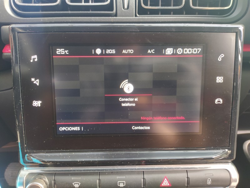 Recambio de pantalla multifuncion para citroën c3 feel referencia OEM IAM 9824298580  
