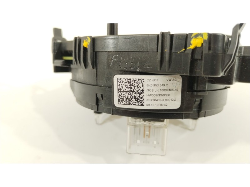 Recambio de anillo airbag para volkswagen golf vi (5k1) 1.6 tdi referencia OEM IAM 5K0953549C  