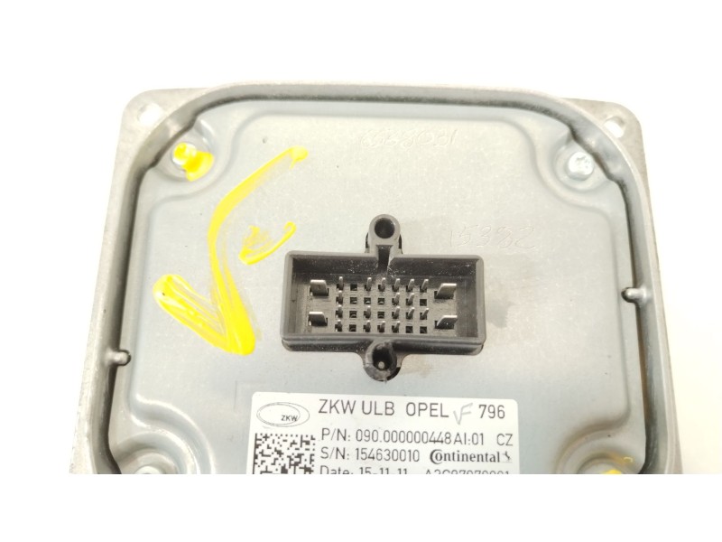 Recambio de centralita faros xenon para opel astra k (b16) 1.6 cdti (68) referencia OEM IAM 154630010  39024626