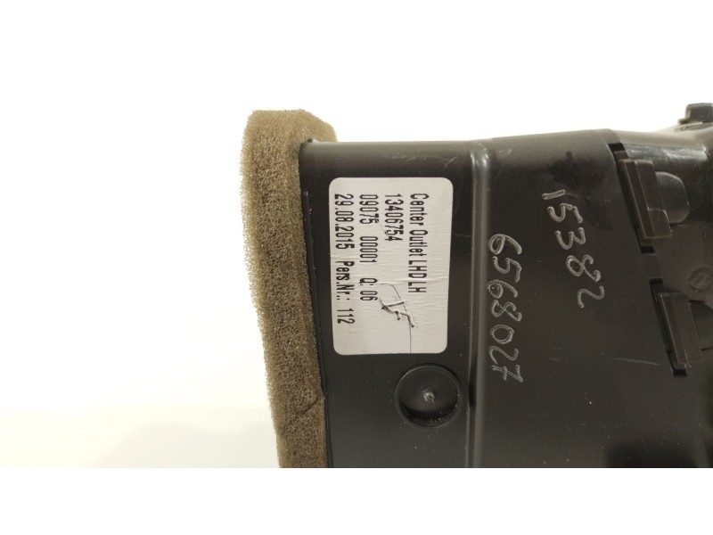 Recambio de rejilla aireadora para opel astra k (b16) 1.6 cdti (68) referencia OEM IAM 13406754  