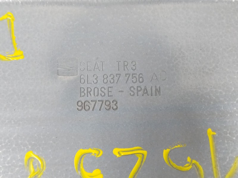 Recambio de elevalunas delantero derecho para seat ibiza iii (6l1) 1.9 tdi referencia OEM IAM 6L3837752CR 6L2959801 6L3837756AC