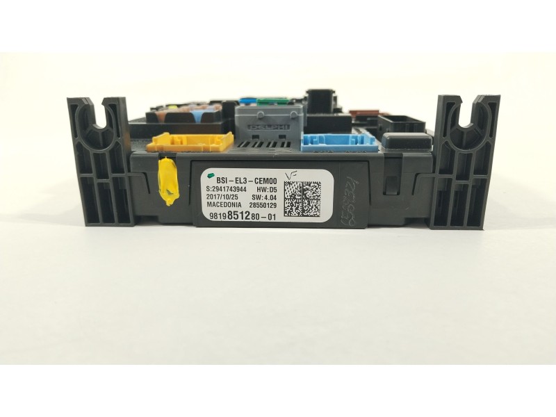 Recambio de caja reles / fusibles para citroën c3 feel referencia OEM IAM 9819851280  