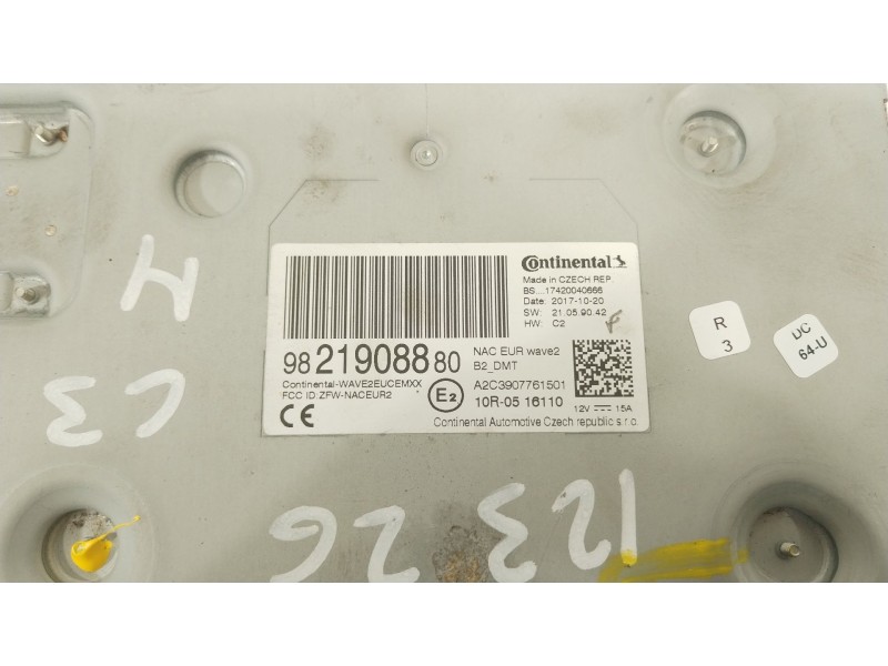 Recambio de sistema navegacion gps para citroën c3 feel referencia OEM IAM 9821908880  