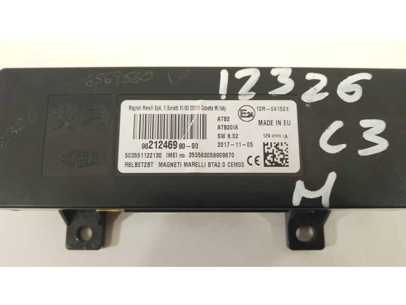 Recambio de modulo electronico para citroën c3 feel referencia OEM IAM 9821246980  