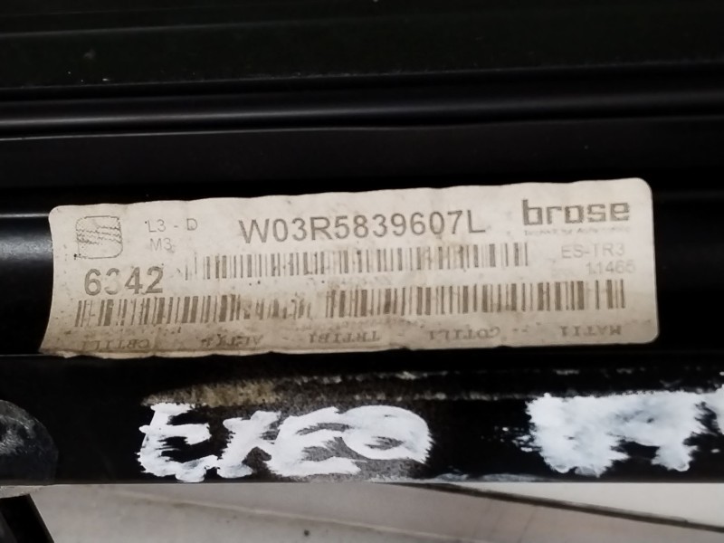 Recambio de elevalunas trasero izquierdo para seat exeo berlina (3r2) reference referencia OEM IAM 8E0839461C  8E0959801E