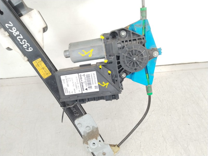 Recambio de elevalunas trasero izquierdo para audi a4 avant (8e) 2.0 tdi referencia OEM IAM 8E0839461B  8E0959801E