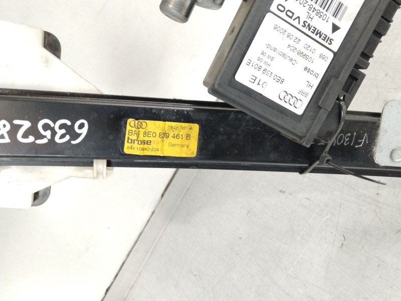 Recambio de elevalunas trasero izquierdo para audi a4 avant (8e) 2.0 tdi referencia OEM IAM 8E0839461B  8E0959801E