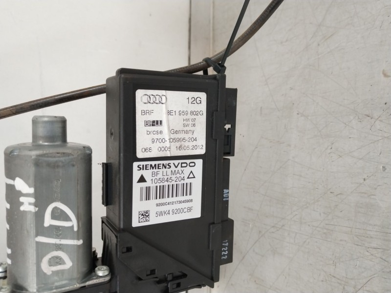 Recambio de elevalunas delantero derecho para seat exeo berlina (3r2) reference referencia OEM IAM 8E0837462C  8E1959802G