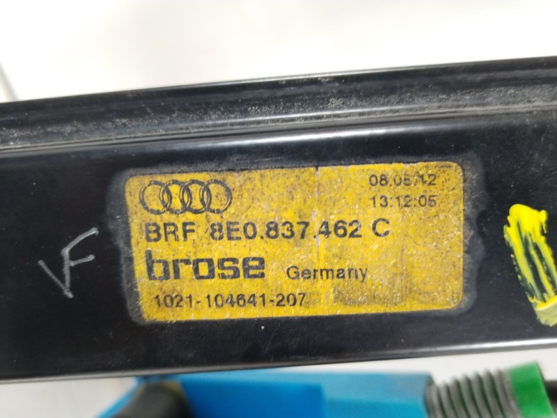 Recambio de elevalunas delantero derecho para seat exeo berlina (3r2) reference referencia OEM IAM 8E0837462C  8E1959802G