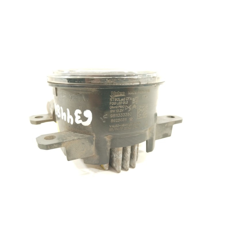 Recambio de faro antiniebla izquierdo para peugeot 508 2.0 blue-hdi fap referencia OEM IAM 9811333380 90076005 89250311