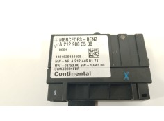 Recambio de modulo electronico para mercedes-benz clase clk (w207) coupe e 220 cdi blueefficiency (207.302) referencia OEM IAM A 2