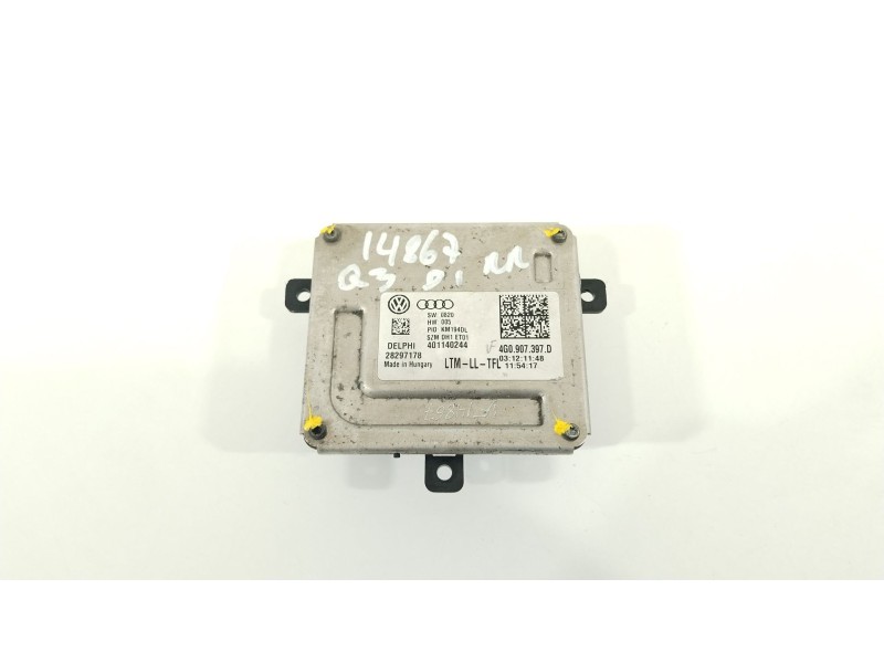 Recambio de centralita faros xenon para audi q3 (8ub, 8ug) 2.0 tdi referencia OEM IAM 4G0907397D 401140244 28297178