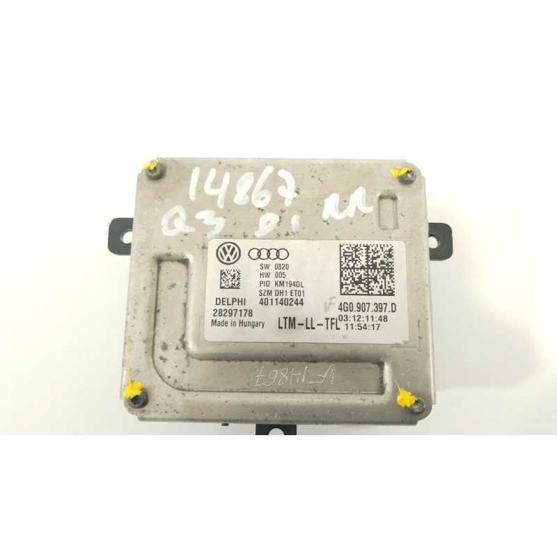 Recambio de centralita faros xenon para audi q3 (8ub, 8ug) 2.0 tdi referencia OEM IAM 4G0907397D 401140244 28297178