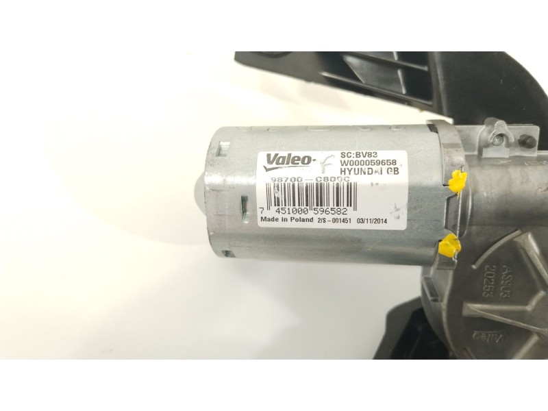 Recambio de motor limpia trasero para hyundai i20 go! brasil referencia OEM IAM 98700C8000  W000059658