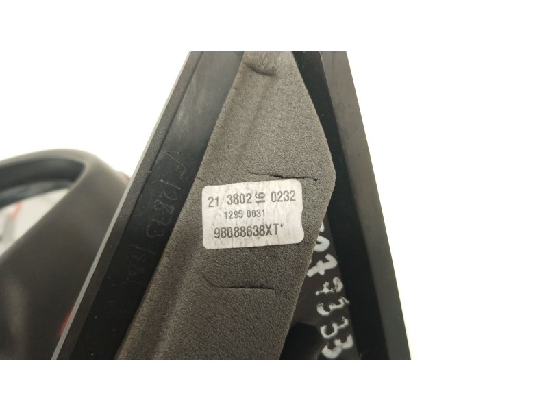 Recambio de retrovisor izquierdo para peugeot 308 business line referencia OEM IAM 98088638XT  
