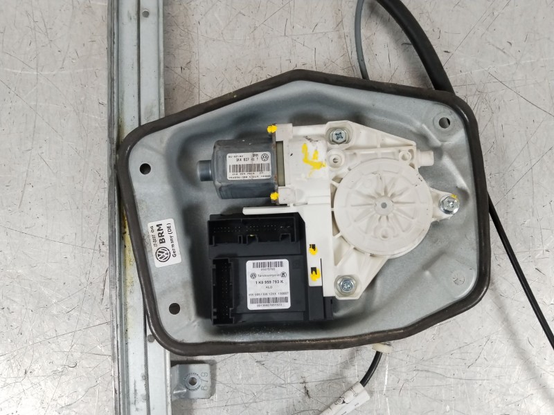 Recambio de elevalunas delantero izquierdo para volkswagen golf v (1k1) 1.4 tsi referencia OEM IAM 1K4837461B 1K4837401T 1K38374