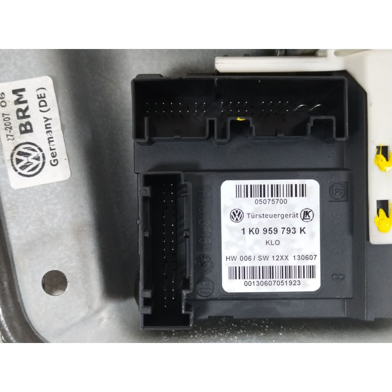 Recambio de elevalunas delantero izquierdo para volkswagen golf v (1k1) 1.4 tsi referencia OEM IAM 1K4837461B 1K4837401T 1K38374