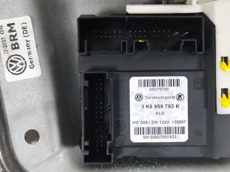 Recambio de elevalunas delantero izquierdo para volkswagen golf v (1k1) 1.4 tsi referencia OEM IAM 1K4837461B 1K4837401T 1K38374