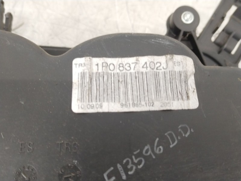 Recambio de elevalunas delantero derecho para seat leon (1p1) 1.9 tdi referencia OEM IAM 1P0837402J 1K0959792P 1T0959702L