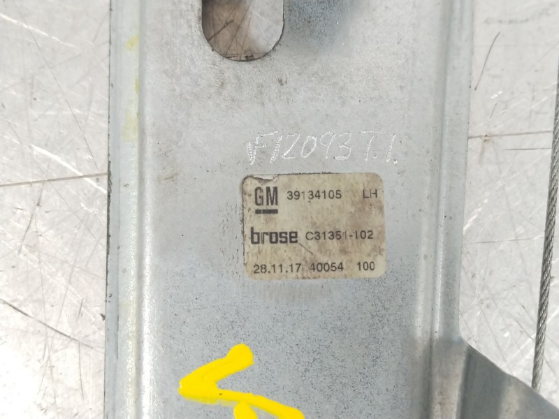 Recambio de elevalunas trasero izquierdo para opel astra k lim. 5türig business referencia OEM IAM 39134105 C32299101 50217718