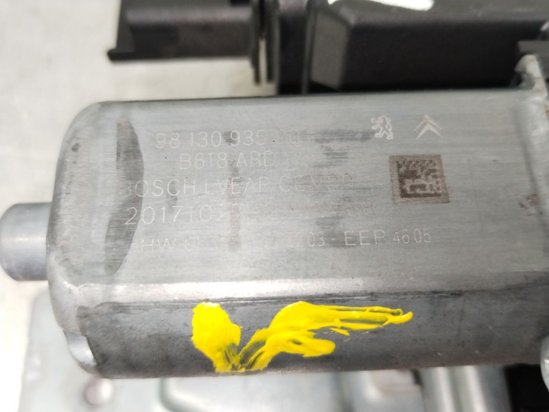 Recambio de elevalunas trasero derecho para citroën c3 feel referencia OEM IAM 9813092980 159001531 9813093580