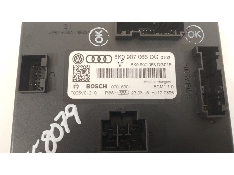 Recambio de modulo electronico para audi a5 sportback (8ta) 2.0 tdi referencia OEM IAM 8K0907063  