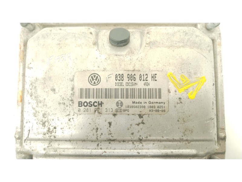 Recambio de centralita motor uce para seat leon (1m1) 1.9 tdi referencia OEM IAM 038906012HE  0281011313
