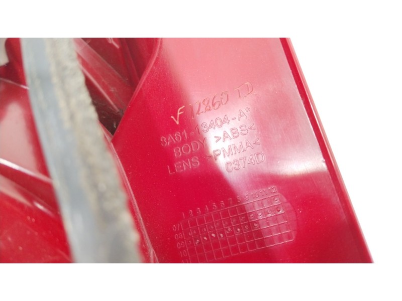 Recambio de piloto trasero derecho para ford fiesta (cb1) 1.6 tdci cat referencia OEM IAM 8A6113404AD  8A6113404A