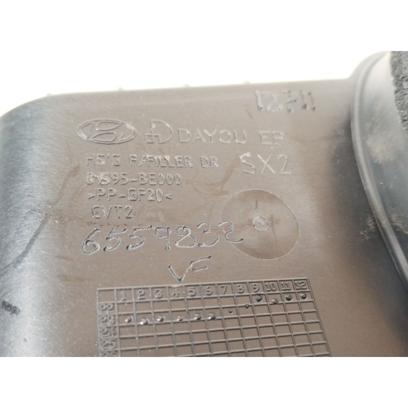 Recambio de tapa exterior combustible para hyundai kona (os, ose, osi) 1.0 t-gdi hybrid 48v referencia OEM IAM 81595BE000  31038