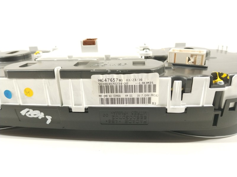 Recambio de cuadro instrumentos para peugeot 508 2.0 blue-hdi fap referencia OEM IAM 9814765780  9814039880