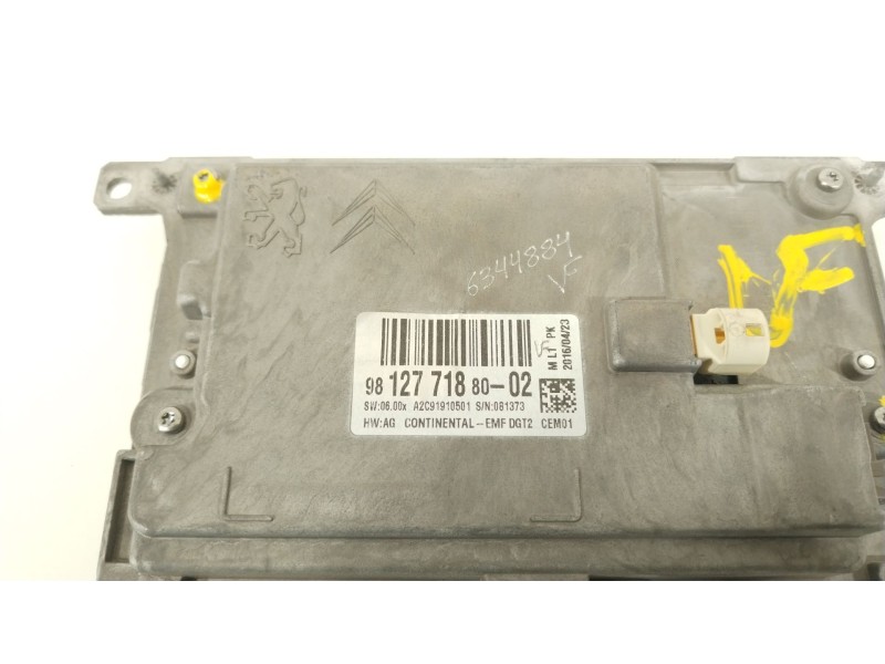 Recambio de pantalla multifuncion para peugeot 508 2.0 blue-hdi fap referencia OEM IAM 9812771880  