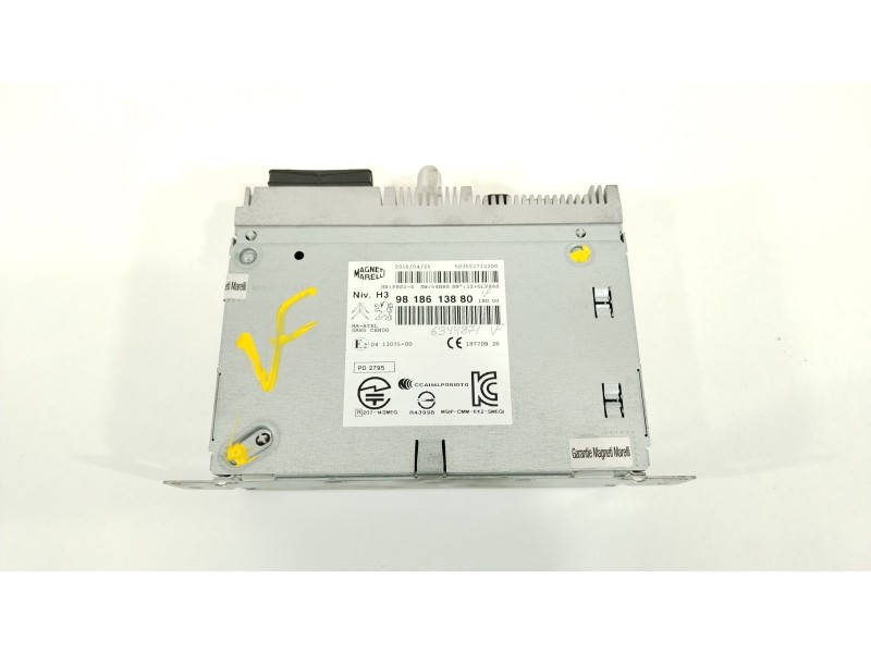 Recambio de sistema audio / radio cd para peugeot 508 2.0 blue-hdi fap referencia OEM IAM 9818613880  
