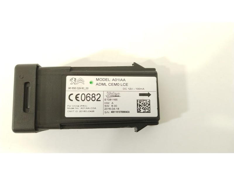 Recambio de modulo electronico para peugeot 508 2.0 blue-hdi fap referencia OEM IAM 9665602980  