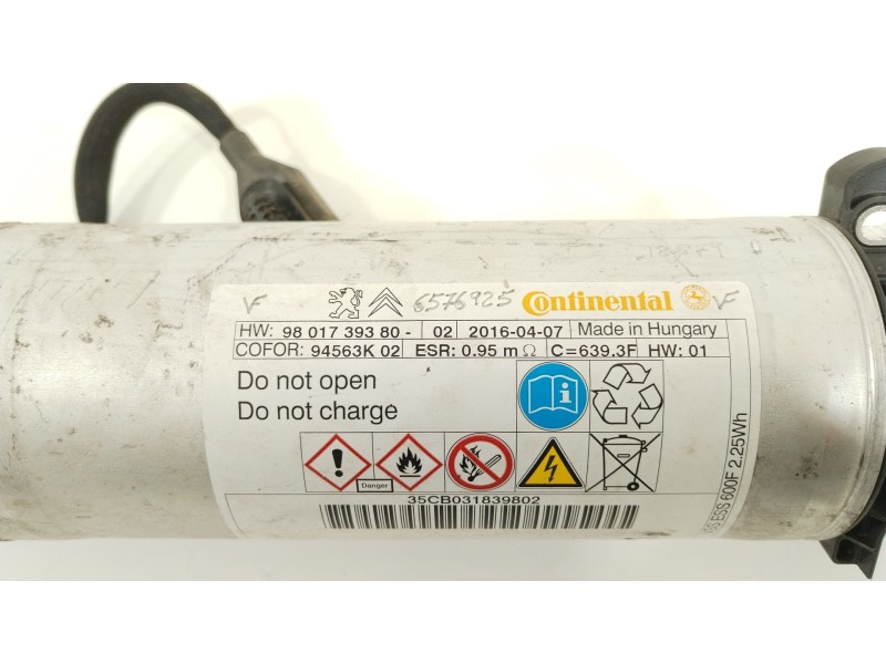 Recambio de modulo electronico para peugeot 508 2.0 blue-hdi fap referencia OEM IAM 9801739380  