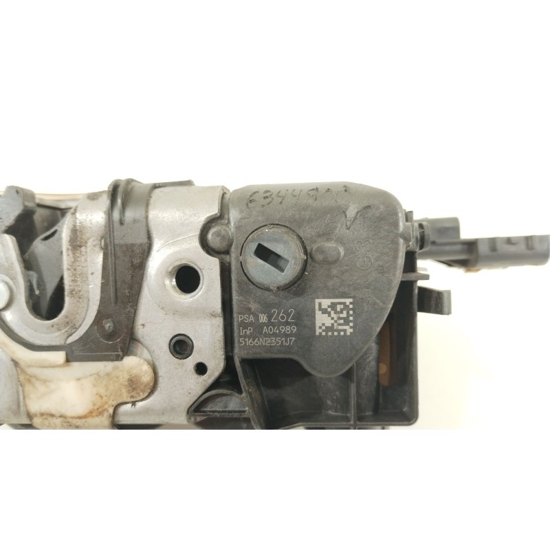 Recambio de cerradura puerta trasera izquierda para peugeot 508 2.0 blue-hdi fap referencia OEM IAM 9800626280  006262